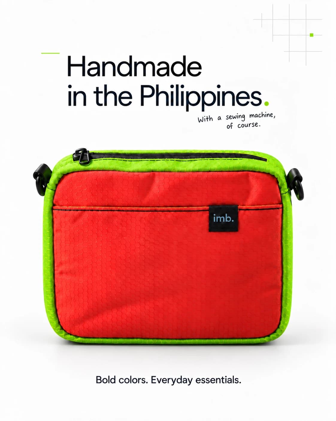 Traffic Handbag handmade in the Philippines